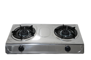 Fornello a <span class=keywords><strong>Gas</strong></span> Doppio ZHANBANG di Alta Qualità a Basso Prezzo, 2 Bruciatori in Acciaio Inox, Classe A per Risparmio Energetico, GPL, per Camper e Hotel - Product Image 4