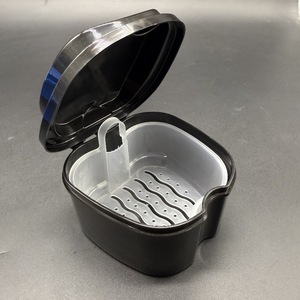 Apple-shaped <b>denture</b> storage <b>box</b>, <b>denture</b> turnover <b>box</b>, <b>denture</b> soaking <b>box</b> with filter, source factory wholesale. - Product Image 3