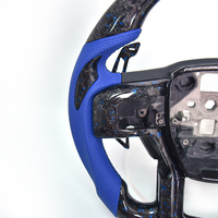 Volant sport CarbonStep pour Ford Raptor F-150 Ranger - Fibre de carbone forgée, cuir suédé perforé