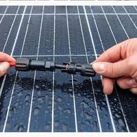 PowMr 0,5/1/2/3/4/5/6/9 Meter Schwarz-Rotes 4MM Kupferleiter PVC-Isoliertes Polyolefin-Mantel Flammhemmendes Solarkabel