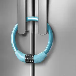 Grosir kulkas freezer door lock latch-Gerendel Kunci Kabinet Kulkas 10000 Kombinasi Bayi Anak Anak Kunci Aman untuk Pintu Prancis, Tali Aman