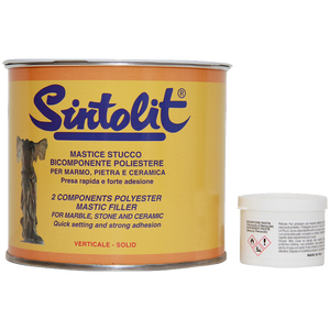SINTOLIT 500 ml Relleno de mármol vertical Herramienta de torneado blanco - Product Image 1