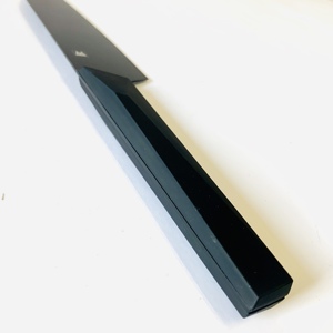 Satake Couverts Molybdène Acier Inoxydable Lame Antiadhésive Santoku, Fabriqué à Seki Japon - Product Image 5