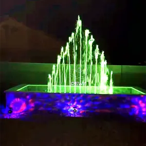 Toptan peacock kapalı su çeşmesi-Abd projesi renkli tavuskuşu kuyruk salıncak müzikal su çeşmesi