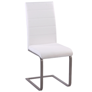 Free Sample <strong>Vintage</strong> Modern Effezeta Genuine Room Furniture High Back Faux Luxury Black Z Shape Industrial Leather Dining <strong>Chair</strong> - Product Image 3