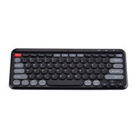 Keyboard bermain game mekanis nirkabel USB 2.4Ghz 3 perangkat menghubungkan 78 tombol merah kondisi baru Tablet komputer standar