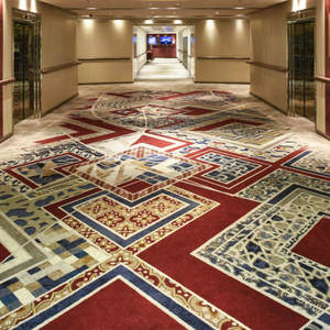 Decoración de alfombra Marina ecológica, rollos de Alfombra de pared a pared con estampado musulmán persa de casino para habitación de hotel - Product Image 5