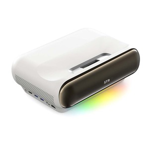 Proyector Láser Profesional 3D para el Hogar, DLP <span class=keywords><strong>de</strong></span> Tiro Ultra Corto, Videojuegos, Wifi, BT, GTV, KTV, Karaoke, Reproductor <span class=keywords><strong>de</strong></span> Música, Altavoz - Product Image 5