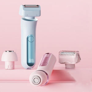 Depiladora Eléctrica Inalámbrica para Mujer, Recortadora de Bikini, Depiladora Facial, Depilación Indolora para Piernas y Cuerpo, Portátil, Digital - Product Image 1