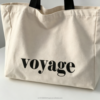 Tas Kanvas XL, Kain Ekstra Kuat untuk Buku, Gym, Laundry, Transportasi, Tahan Lama, Kokoh, Ukuran Besar