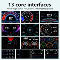 Proyektor LCD Besar 6-Inci Terbaru, Multi-Fungsi, Elektronik Otomatis P3 GPS OBD HUD dengan Garansi 1 Tahun untuk BMW dan Mazda