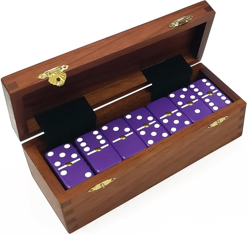 Professional Double Six Acrylic Domino Set