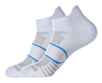 Chaussettes de sport personnalisées pour hommes et femmes en nylon, polyester et coton, à séchage rapide, antidérapantes, avec nouveau motif imprimé par sublimation, anti-transpiration