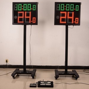 Temporizador de 24 Segundos para Cancha de Baloncesto, Reloj Digital Grande, Poste de Altura Ajustable, Equipo Deportivo para Exteriores - Product Image 2