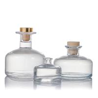 Diffuseur de parfum en verre pour chambre Diffuseur de roseau Décoration de bouteille Soins personnels Logo personnalisé