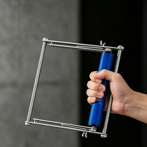 Support de cadre de machine de découpe épaissi de 20 cm pour matériaux longs, avec rouleau de levage réglable pour équilibrage auxiliaire, pliable - Product Image 3