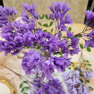 D-CB001 decorazione di nozze <span class=keywords><strong>fiori</strong></span> artificiali <span class=keywords><strong>fiori</strong></span> <span class=keywords><strong>viola</strong></span> <span class=keywords><strong>lilla</strong></span> per la decorazione domestica centrotavola di <span class=keywords><strong>fiori</strong></span> <span class=keywords><strong>viola</strong></span> - Product Image 2