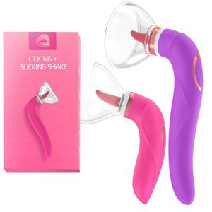 Vibratore leccato del clitoride del sesso adulto per il clitoride femminile che lecca il vibratore della lingua che lecca la ventosa vibrante - Product Image 1