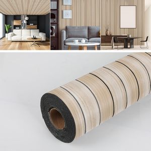 UDK Rejilla <span class=keywords><strong>de</strong></span> grano <span class=keywords><strong>de</strong></span> madera Listón Papel pintado Superficie antimoho Fácil <span class=keywords><strong>de</strong></span> limpiar <span class=keywords><strong>para</strong></span> revestimiento <span class=keywords><strong>de</strong></span> estante <span class=keywords><strong>de</strong></span> armario <span class=keywords><strong>de</strong></span> <span class=keywords><strong>baño</strong></span> - Product Image 5