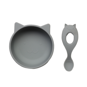 ODM Ensemble d'alimentation pour bébé en silicone antidérapant Bol de qualité alimentaire <span class=keywords><strong>Assiette</strong></span> Cuillère pour enfants à manger Conception pour enfants - Product Image 5