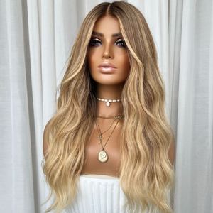 Peluca Corta de <span class=keywords><strong>Pelo</strong></span> Europeo Rubio Ombré con Raíz Marrón, <span class=keywords><strong>Pelo</strong></span> Humano Kosher Crudo, <span class=keywords><strong>Balayage</strong></span>, 13x4, Encaje, Top, Pelucas Judías para Mujer - Product Image 1