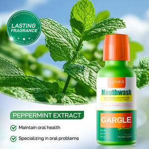 Rince-bouche au fluorure anticavité pour tuer 99.9% des germes qui causent la <span class=keywords><strong>mauvaise</strong></span> <span class=keywords><strong>haleine</strong></span> et prévenir les caries, saveur menthe fraîche - Product Image 1