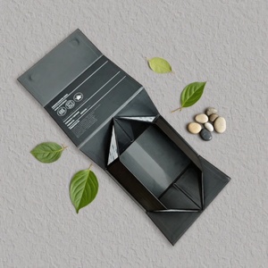 Custom Luxury Cardboard Gift Paper Packaging Magnet Folding Wholesale Fancy Design Recyclable UV Coating Boxes - Product Image 2