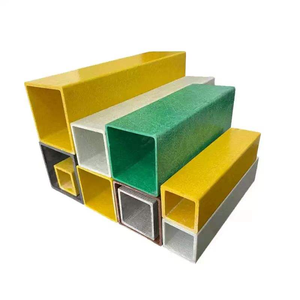 Tube carré en fibre de verre pultrudé, tube rectangulaire composite FRP pour support structurel - Product Image 1