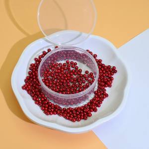 Perles de pêche Jig Off 1,5-6,4 mm en <span class=keywords><strong>tungstène</strong></span> rouge sang métallique <span class=keywords><strong>pour</strong></span> la pêche à la mouche, accessoires de leurre <span class=keywords><strong>pour</strong></span> lac - Product Image 4