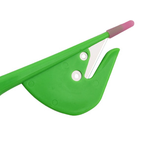 Couteau à éviscérer de chef en acier inoxydable avec manche en plastique, finition polie, écologique, pour volailles, poulet, canard, oie, poisson - Product Image 3