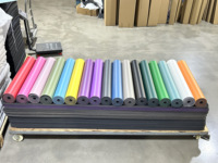Tapis de yoga épais et coloré de haute qualité, écologique, avec logo personnalisé, 5 mm, antidérapant, en caoutchouc PU, pour Pilates, pour la maison, la salle de sport, l'entraînement