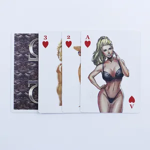 打印你自己的卡组定制成人性感图片裸体扑克女孩性感扑克牌