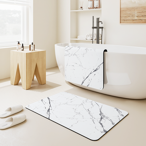 Diatomaceous Earth <strong>Bath</strong> <strong>Mat</strong> Non Slip Soft And Super Absorbent Diatomite Bathmat Carpet Quick Dry Door Or Kitchen Bathroom - Product Image 4