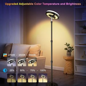 Lámpara de Pie con Proyector 2 en 1, Iluminación de Doble Cara, Luz LED RGB Inteligente, Lámpara de Pie Alta - Product Image 5