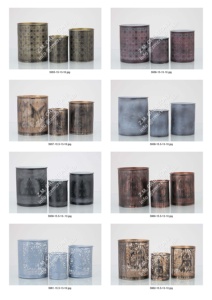 Emmoji เชิงเทียนทีไลท์เชิงเทียนเชิงเทียนโลหะตกแต่งบ้านเหล็กเชิงเทียนสำหรับห้องนั่งเล่นและโรงแรม - Product Image 5