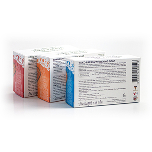 Y059 Yoko Papaya Whitening <b>Soap</b> 135g. Natural Papaya Extract Gentle Smoother, Clearer and More Radiant Complexion Regular Use - Product Image 3