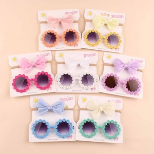 Juego de diademas de nailon para bebé, diademas suaves sin costuras para bebés, lazos grandes, accesorios para el cabello para niñas pequeñas, para recién nacidos - Product Image 1