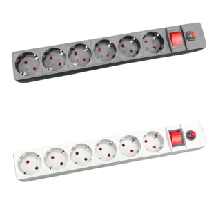 German Extension Cord Power Strip 10A/16A Electrical Extension Socket Surge Protector