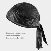 Nueva Gorra de Ciclismo Estampada, Absorbente de Sudor, de Secado Rápido, Delgada, Suave y Transpirable, para Senderismo, Pesca y Actividades al Aire Libre