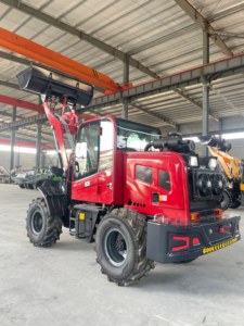 Factory Price Front End Loader Attachments Mini Loader 4x4 <b>Small</b> <b>Wheel</b> Loaders Easy Maintenance Diesel Powered - Product Image 2