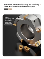 Fraiseuse à angle droit haute précision 300R 400R 90 BAP50/63/80 R0.8 42CrMo CNC, taille personnalisable, ODM OEM