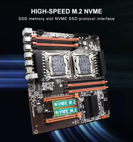 Kit Carte Mère X99 E5 2680v4 Double Processeur X99 8 Go 16 Go DDR4 RAM Combo Carte Mère E-ATX pour Serveur et Ordinateur de Bureau