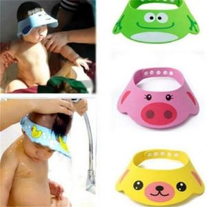 Kids Bath Visor Hat Soft Adjustable Baby Shower Cap Children Shampoo Bathing <b>Shield</b> Splashguard Waterproof <b>Protect</b> Shampoo - Product Image 3