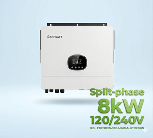 Inversor Solar Híbrido Growatt de Fase Dividida 120/240V 8KW SPE 8000 US, Compatible con Batería de Litio de 48V/51.2V - Product Image 3