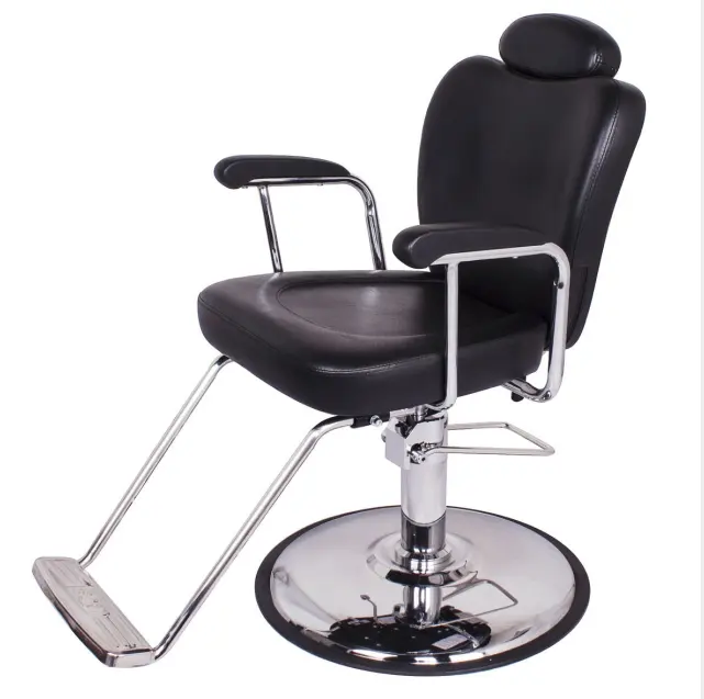 Новый дизайн, оптовая продажа, стильные салонные кресла с подголовником и подставкой для ног, универсальное кресло для салона красоты для парикмахерской