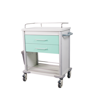 Carrito Médico Multicapa XINDA ZX-1, Carrito de Enfermería para Hospital, Cajones de Acero Inoxidable, Ruedas con Freno, Mobiliario Hospitalario - Product Image 4
