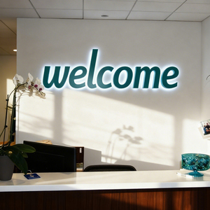 ドロップ船カスタム耐久性のある白色暖かい光バックライト照明<span class=keywords><strong>LED</strong></span>文字サイン店やショップの屋外看板 - Product Image 3