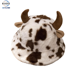 Gorro <span class=keywords><strong>de</strong></span> Pescador Cálido para Hombre, Gorro <span class=keywords><strong>de</strong></span> Cuerno <span class=keywords><strong>de</strong></span> <span class=keywords><strong>Vaca</strong></span> Marrón - Product Image 6
