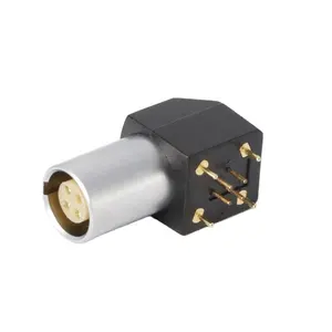 8 Pin EPG Elbow Panel Mount Female Connector