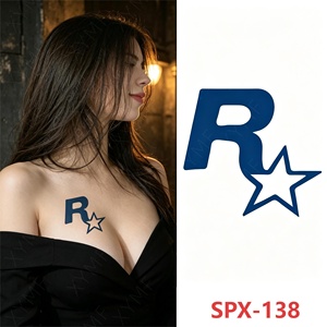 Autocollant de tatouage semi-permanent à l'encre de Jagua, à base de jus de fruits et d'herbes, imperméable, longue durée, pour femmes et filles, tenue 2 semaines, OEM Fournisseur - Product Image 6